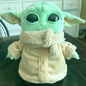 Mattel Star Wars Grogu Baby Yoda Plush Bean Bag NWT The Mandalorian 11" Scarf